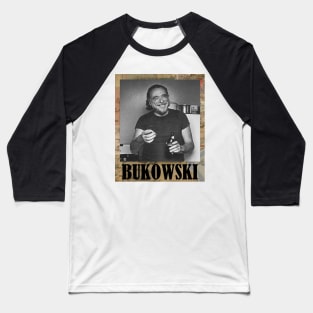 Charles Bukowski // Vintage Frame Baseball T-Shirt